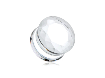 Плаги прозрачный кристалл, пара