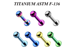 Лабрет из титана анодированный Лабрет из титана анодированный