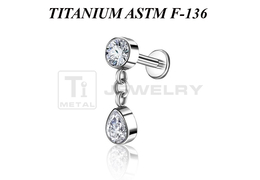 Лабрет из титана Ti Metal алекстраза Лабрет из титана Ti Metal алекстраза