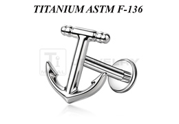 Лабрет из титана Ti Metal шварт Лабрет из титана Ti Metal шварт