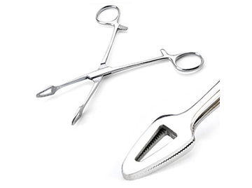 Зажим для пирсинга перевернутый треугольник