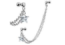 Украшение для хеликса crystal star