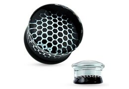 Плаги голубые соты