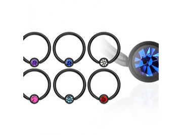 Кольцо со стразом