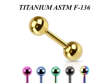 Штанга из титана с анодированием