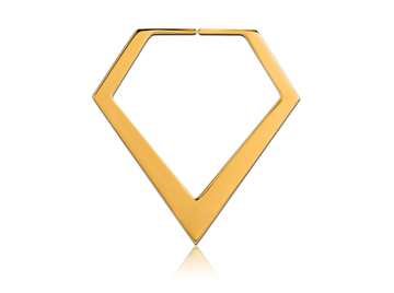 Подвесы золото глянца, пара