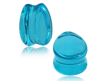 Плаги каплевидные aqua, пара