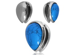 Подвесы бирюзовая капля, пара Подвесы бирюзовая капля, пара