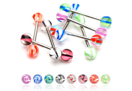 Штанга для языка спираль Штанга для языка спираль