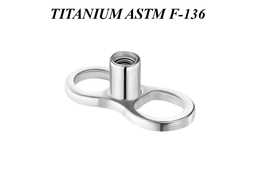 Якорь микродермала Ti Metal с двумя отверстиями