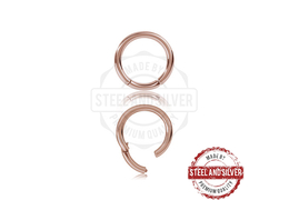 Кликер Steel and Silver с покрытием розового золота