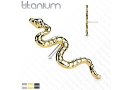 Вставка из титана змея Вставка из титана змея