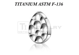 Накрутка из титана Ti Metal лунная капля