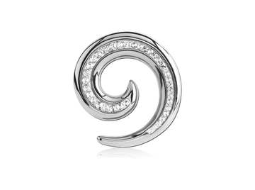 Спираль с сетом кристаллов