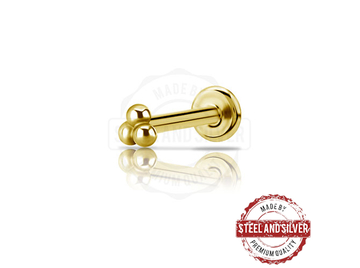 Лабрет Steel and Silver тринити голд