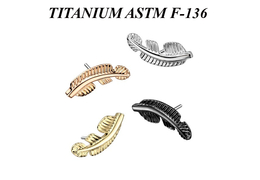 Вставка из титана пёрышко