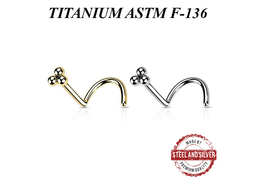 Нострил Steel and Silver титановое трио Нострил Steel and Silver титановое трио