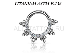 Кликер из титана Ti Metal медиана