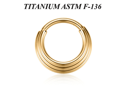 Кликер из титана Ti Metal золотая триада